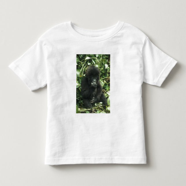 Camiseta De Bebé Gorila de montaña, (Gorilla gorilla beringei), (Anverso)