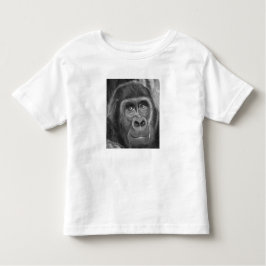 Camiseta De Bebé Gorilla sucking fingers T-shirt 2指しゃぶりのゴリラ