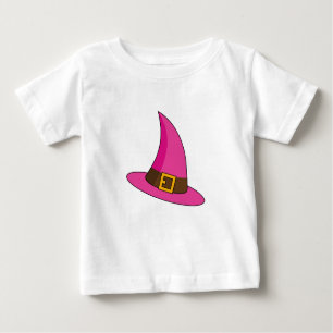 Camiseta De Bebé Gorra de bruja rosa