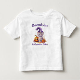 Camiseta De Bebé Gorra de brujas de Halloween con sabor a morado
