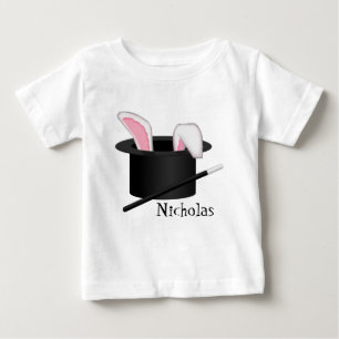 Camiseta De Bebé Gorra de Magician: Infante personalizado/niñera