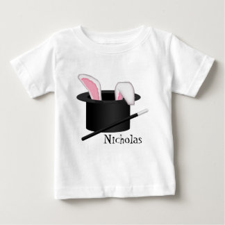Camiseta De Bebé Gorra de Magician: Infante personalizado/niñera
