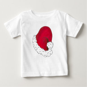 Camiseta De Bebé Gorra de Papá Noel Feliz Navidad Navidad