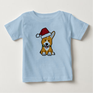 Camiseta De Bebé Gorra de Santa del navidad Galés del Pembroke del
