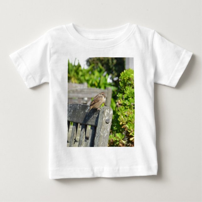 Camiseta De Bebé Gorrión descarado (Anverso)