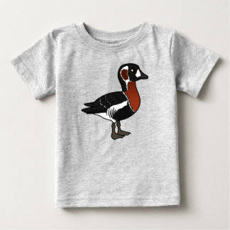 Camiseta De Bebé Gosa de pecho rojo pálido