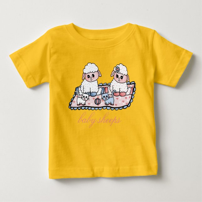 Camiseta De Bebé gotas de bebé (Anverso)