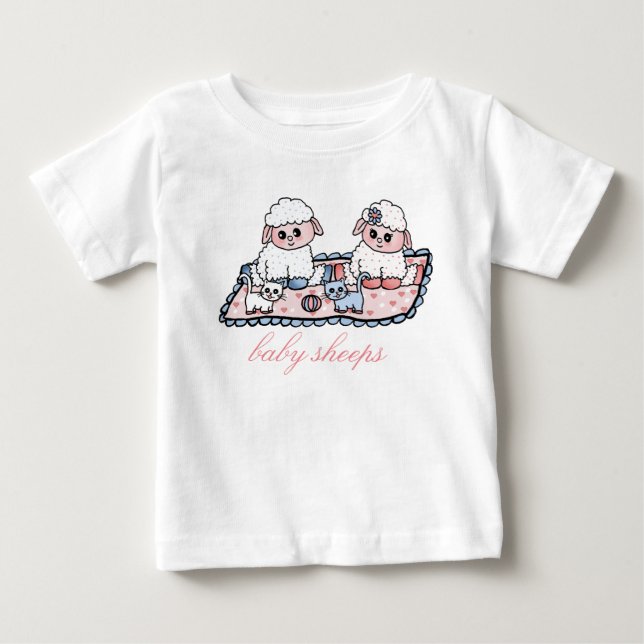 Camiseta De Bebé gotas de bebé (Anverso)
