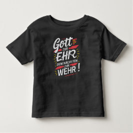 Camiseta De Bebé Gott zur Ehr dem Nächsten zur Wehr - Feuerwehr