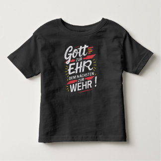 Camiseta De Bebé Gott zur Ehr dem Nächsten zur Wehr - Feuerwehr