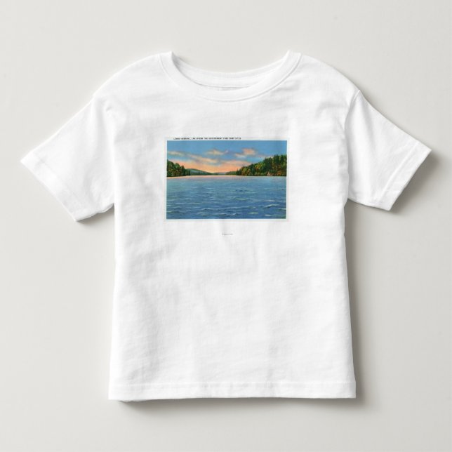 Camiseta De Bebé Govt. Opinión libre de campings de un lago más (Anverso)