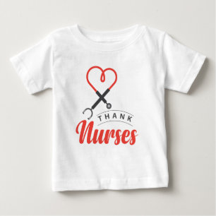Camiseta De Bebé Gracias Enfermeras