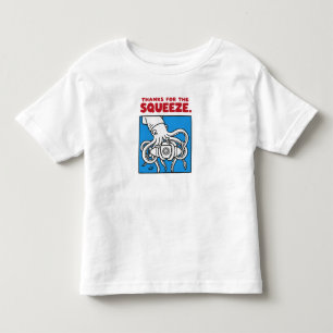 Camiseta De Bebé "Gracias por el apretón Calamar divertido Ilustrac