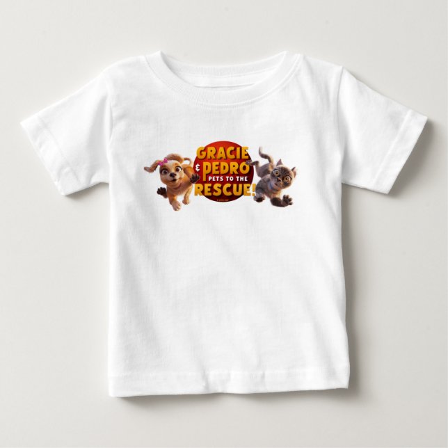 Camiseta De Bebé Gracie & Pedro Adventure Awaits (Anverso)