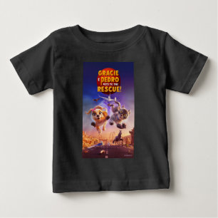 Camiseta De Bebé Gracie y Pedro: ¡Mascotas al rescate!