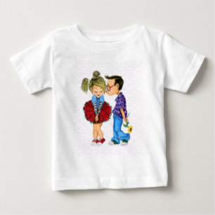Camiseta De Bebé Graciosa Pareja