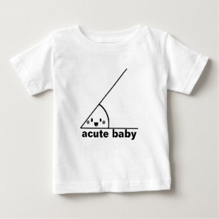 Camiseta De Bebé Gracioso ángulo agudo