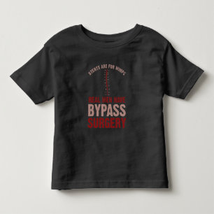 Camiseta De Bebé Gracioso Bypass Open Heart Surgery Recovery Gift