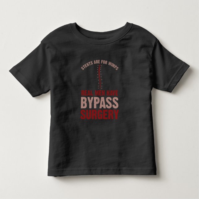 Camiseta De Bebé Gracioso Bypass Open Heart Surgery Recovery Gift (Anverso)