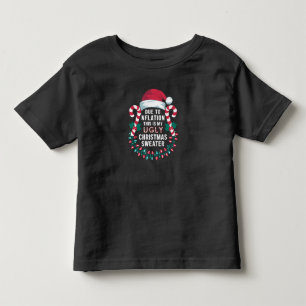 Camiseta De Bebé Gracioso debido a la inflación Navidades feos sudo