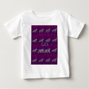 Camiseta De Bebé Gracioso deja ir Zebra Hakuna Matata motivo Design