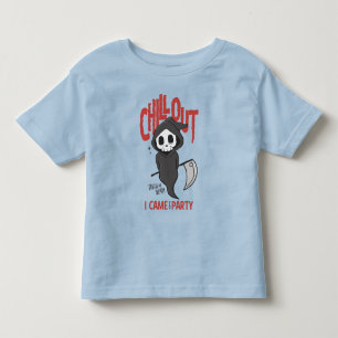 Camiseta De Bebé Gracioso disfraz sarcástico GrimReaper de fiesta d