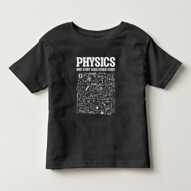 Camiseta De Bebé Gracioso Físico Profesor Estudiante Física Ciencia (Anverso)