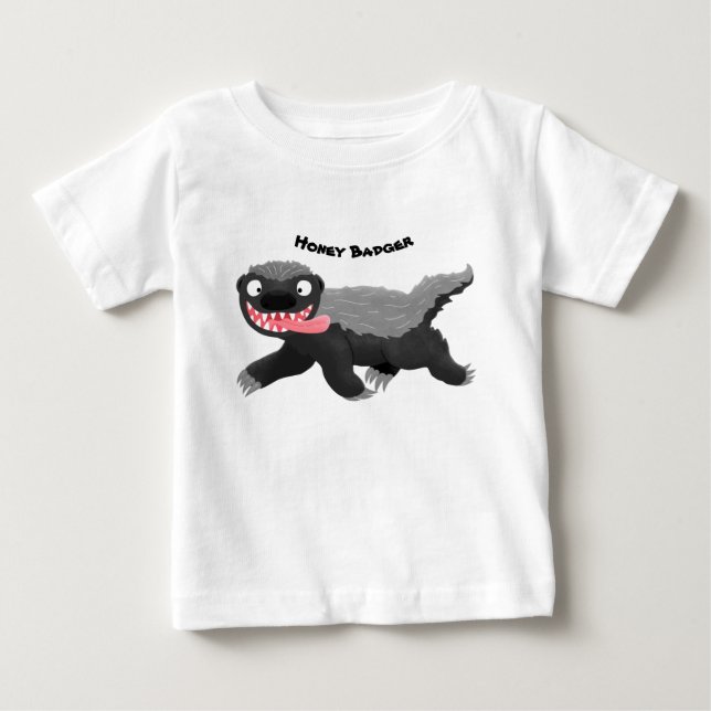 Camiseta De Bebé Gracioso ilustracion personalizado de insignia con (Anverso)