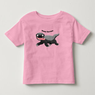 Camiseta De Bebé Gracioso ilustracion personalizado de insignia con