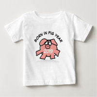 Gracioso Ilustracion Personalizado Pink Pig 2019 B