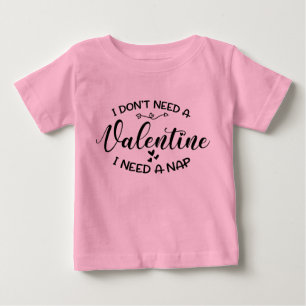 Camiseta De Bebé Gracioso lindo Valentine bebé Unisex rosa