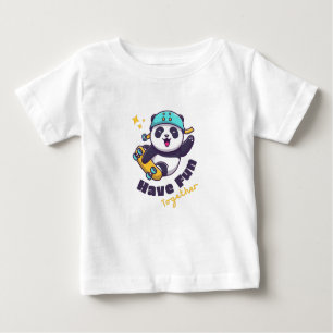 Camiseta De Bebé Gracioso Panda Cute Para Los Animales Amantes