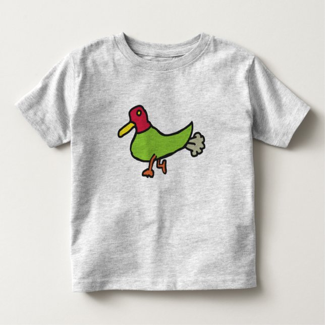 Camiseta De Bebé Gracioso pato (Anverso)