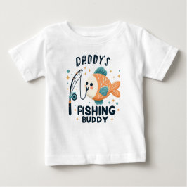 Camiseta De Bebé Gracioso pez bebé | Cuta de papi para los pescador