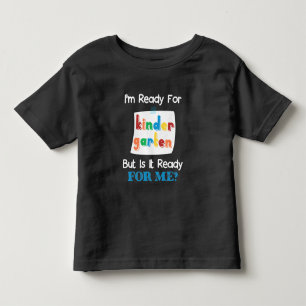 Camiseta De Bebé Gracioso Primer Día de Niños Preparados Para El