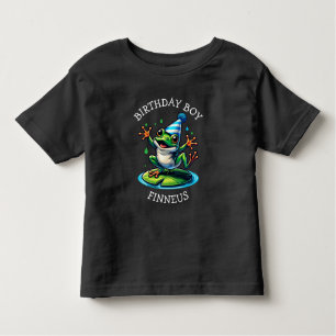 Camiseta De Bebé Gracioso Rana Tema Niño Cumpleaños