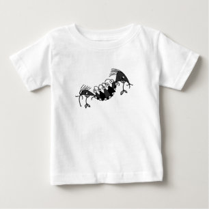 Camiseta De Bebé Gracioso repticio monstruo raro