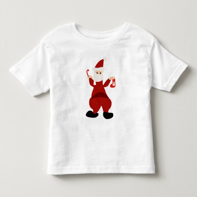 Camiseta De Bebé Gracioso Santa Claus (Anverso)