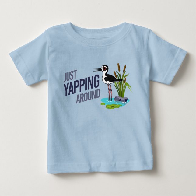 Camiseta De Bebé Gracioso sólo dando vueltas alrededor de una incli (Anverso)