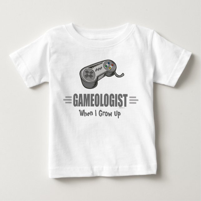 Camiseta De Bebé Gracioso videojugador (Anverso)