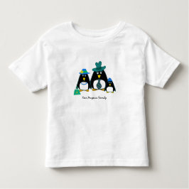 Camiseta De Bebé Graciosos Navidades de la familia Pingüino entrega