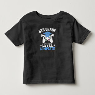 Camiseta De Bebé Graduación de Juegos de Nivel de 6to Grado Complet