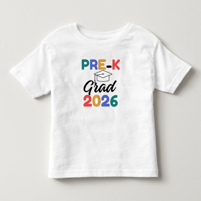 Camiseta De Bebé Graduado de Pre-K (Anverso)