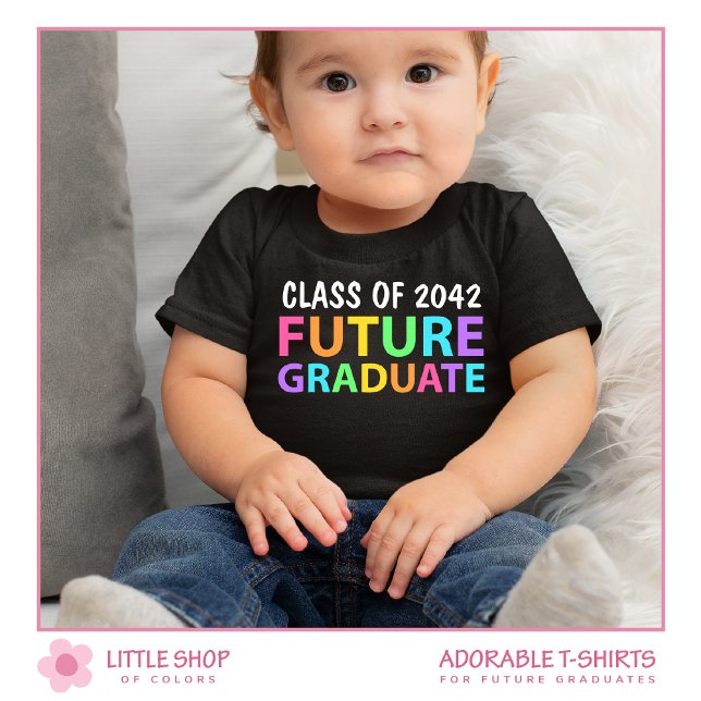 Camiseta De Bebé Graduado Futuro Clase de 2042 (Subido por el creador)
