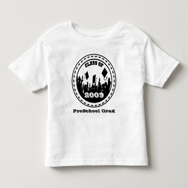 Camiseta De Bebé Graduado preescolar (Anverso)