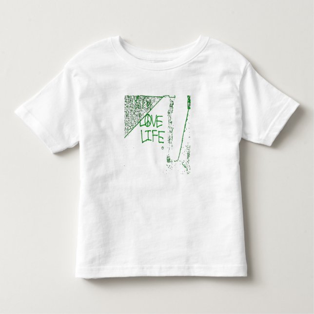 Camiseta De Bebé Graffiti de Love Life Toddler T-Shirt (Anverso)