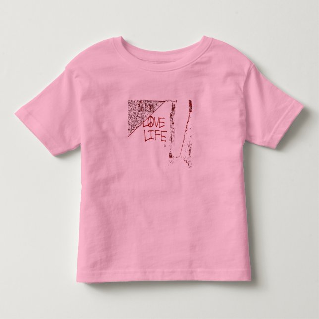 Camiseta De Bebé Graffiti de Love Life Toddler T-Shirt (Anverso)