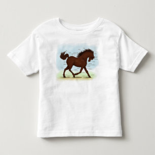Camiseta De Bebé Gráfica de anatomía equina educativa de caballo 