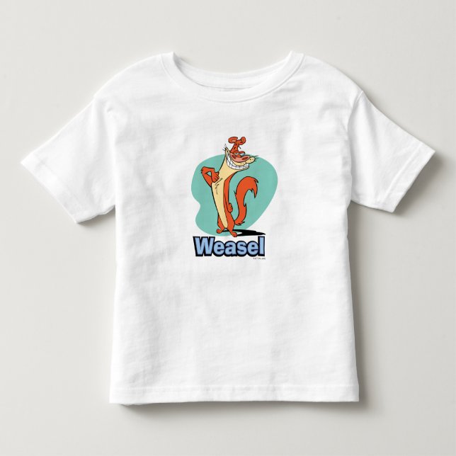 Camiseta De Bebé Gráfica de carácter de Weasel Orgulloso (Anverso)