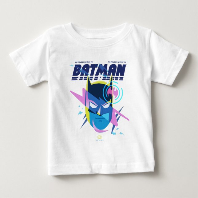 Camiseta De Bebé Gráfica de la cabeza de la luz Batman para siempre (Anverso)